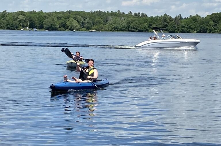 Kayaking on Bantam Lake